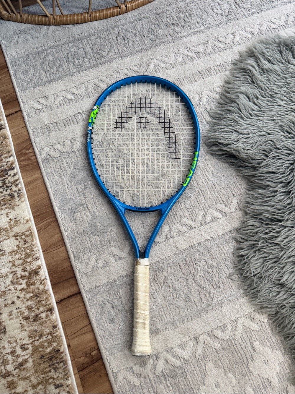 Head Ti junior Blue Tennis Racquet with Black Logo